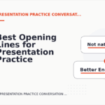 Best Opening Lines for Presentation Practice Conversations