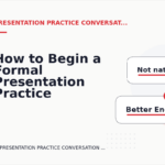 How to Begin a Formal Presentation Practice Conversation